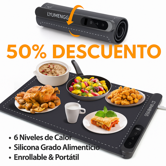 TAPETE CALENTADOR DE COMIDA BANDEJAS